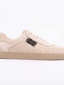 Beige Suede Sneakers – Minimalist and Comfortable Everyday Footwear (222-20)
