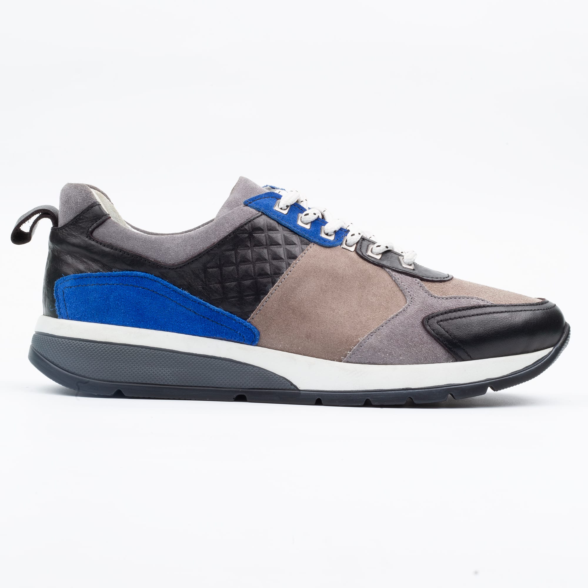Trendy Multicolor Suede Sneaker for Men - Modern Design and Comfort (M13179)