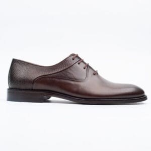 Presenting the Men's Brown Leather Oxford Shoes - Elegant Formal Footwear for Men(V3-16)