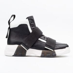 Men's High Top Sneakers with Straps Bold Streetwear Style and Comfort (M10434)