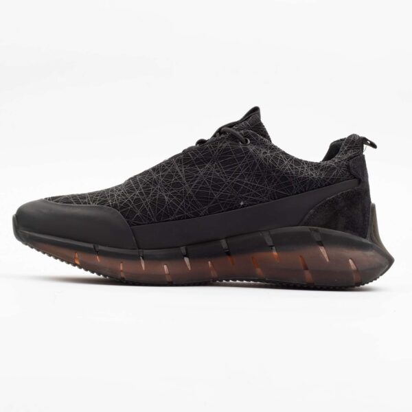 Black Geometric Running Sneakers Sleek Stylish, and Performance-Driven Footwear (M12548) - Image 5