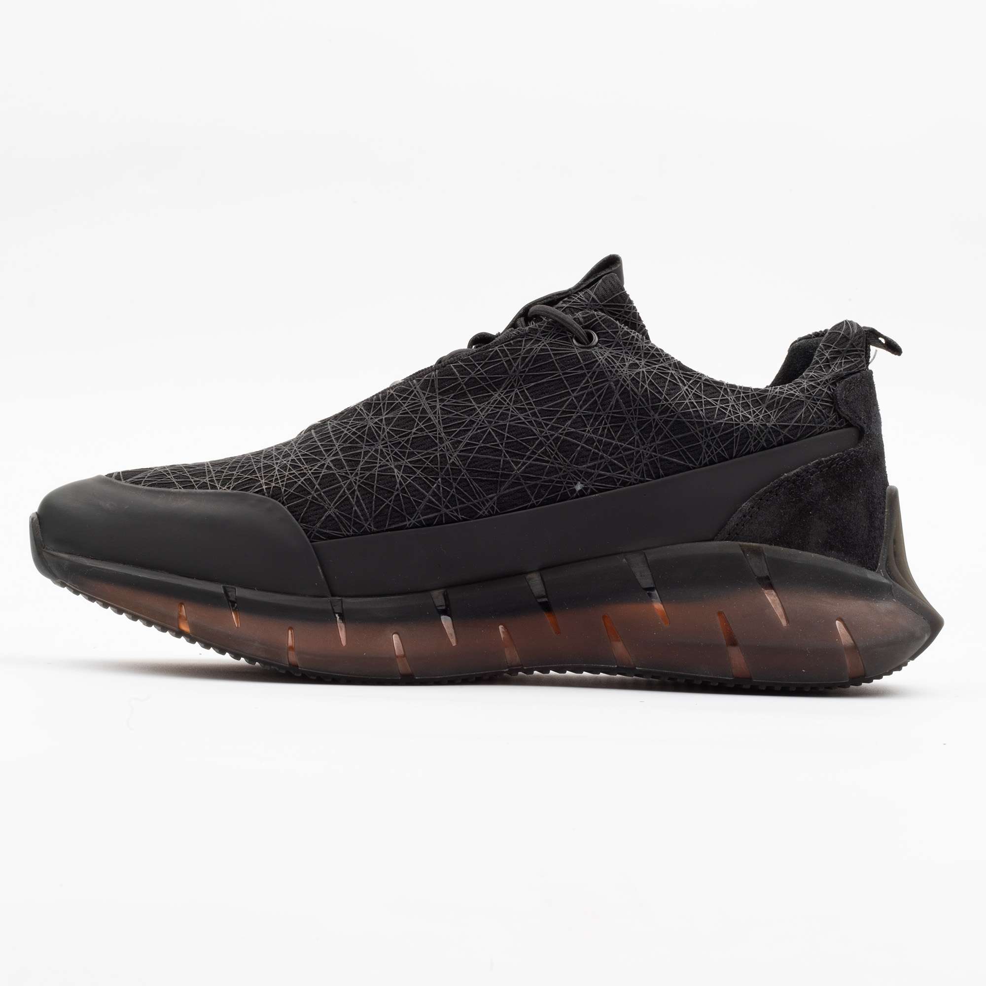 Black Geometric Running Sneakers Sleek Stylish, and Performance-Driven Footwear (M12548) - Image 5