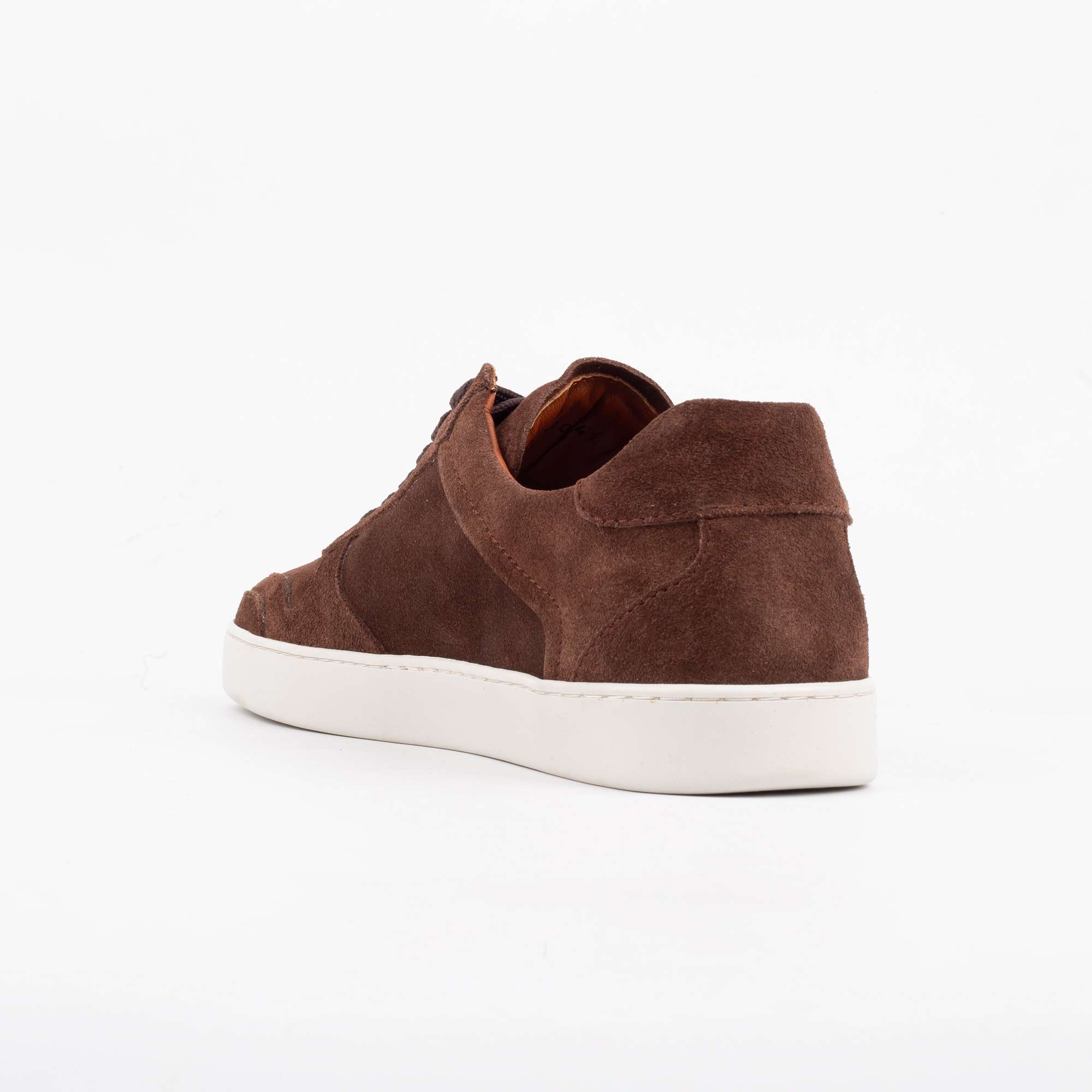 Stylish Brown Suede Sneakers for Men with Perforated Design (222-20) - Image 6