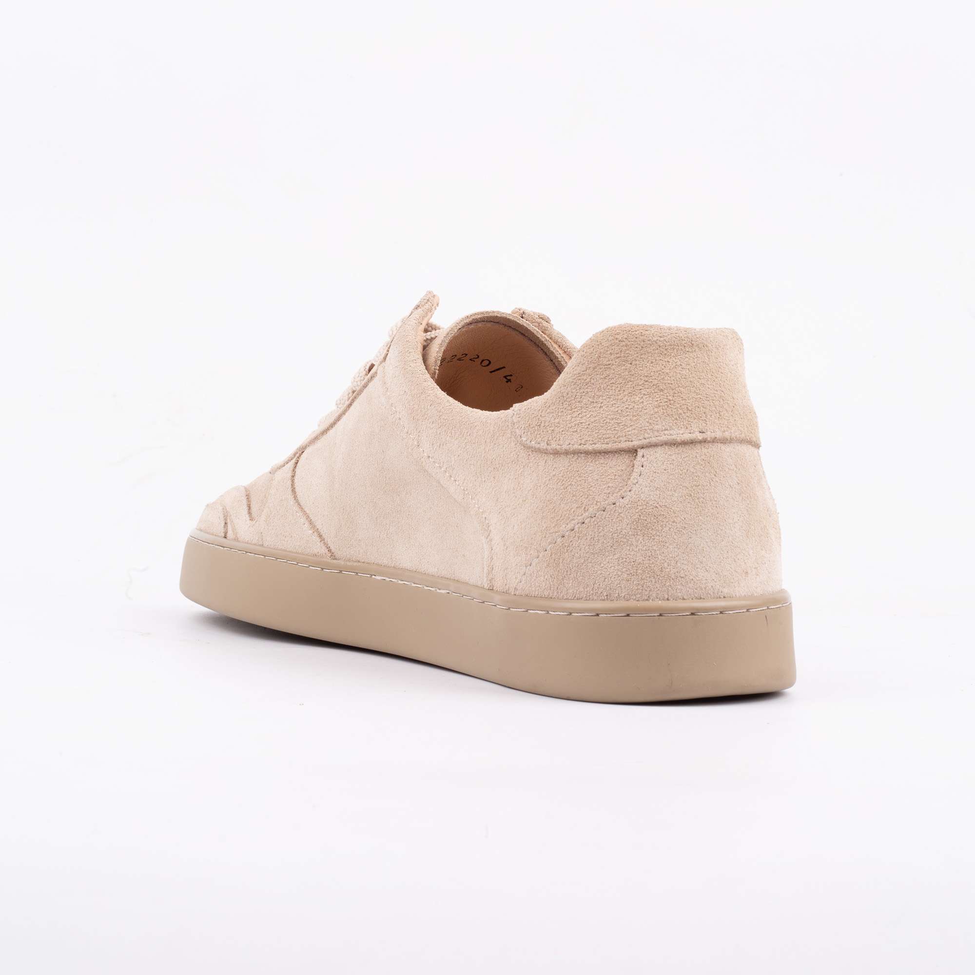 Beige Suede Sneakers Minimalist and Comfortable Everyday Footwear (222-20) - Image 6