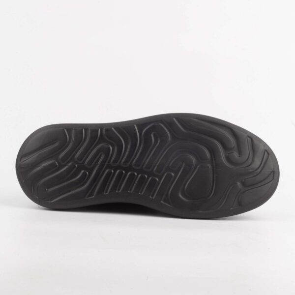 Black Leather Chunky Sneakers – Modern Comfort and Style for Everyday Wear (M152-17387) - Image 6