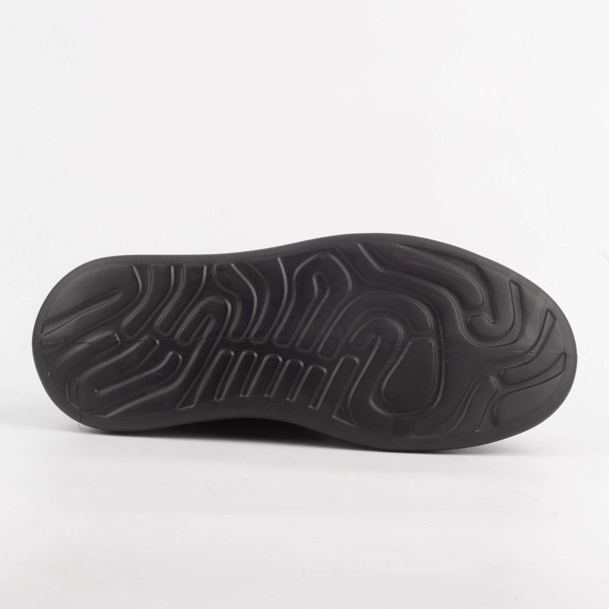 Black Leather Chunky Sneakers – Modern Comfort and Style for Everyday Wear (M152-17387) - Image 6